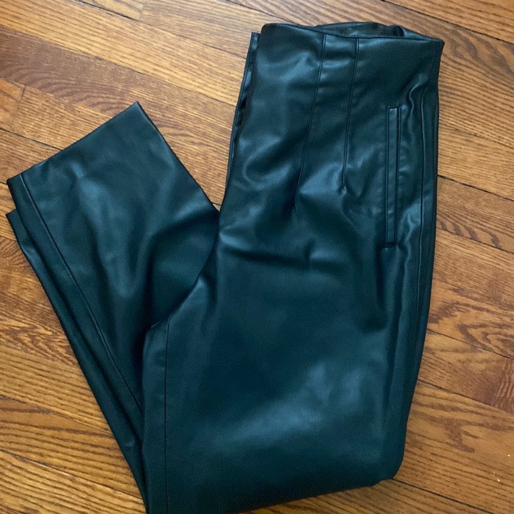 Zara leather pants